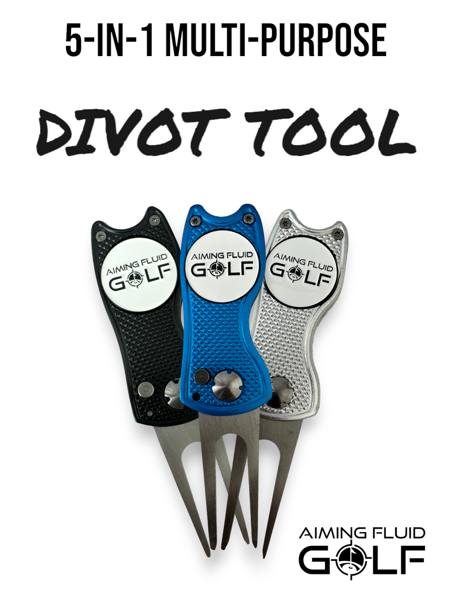 Foldable Metal Divot Tool