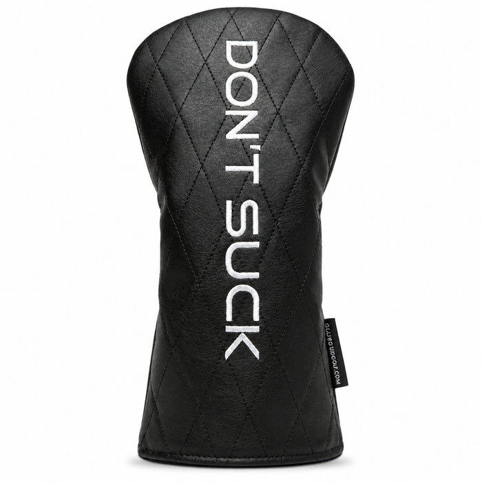Don’t Suck™ Driver Headcover — Premium Black Diamond Quilted Fit (460cc)