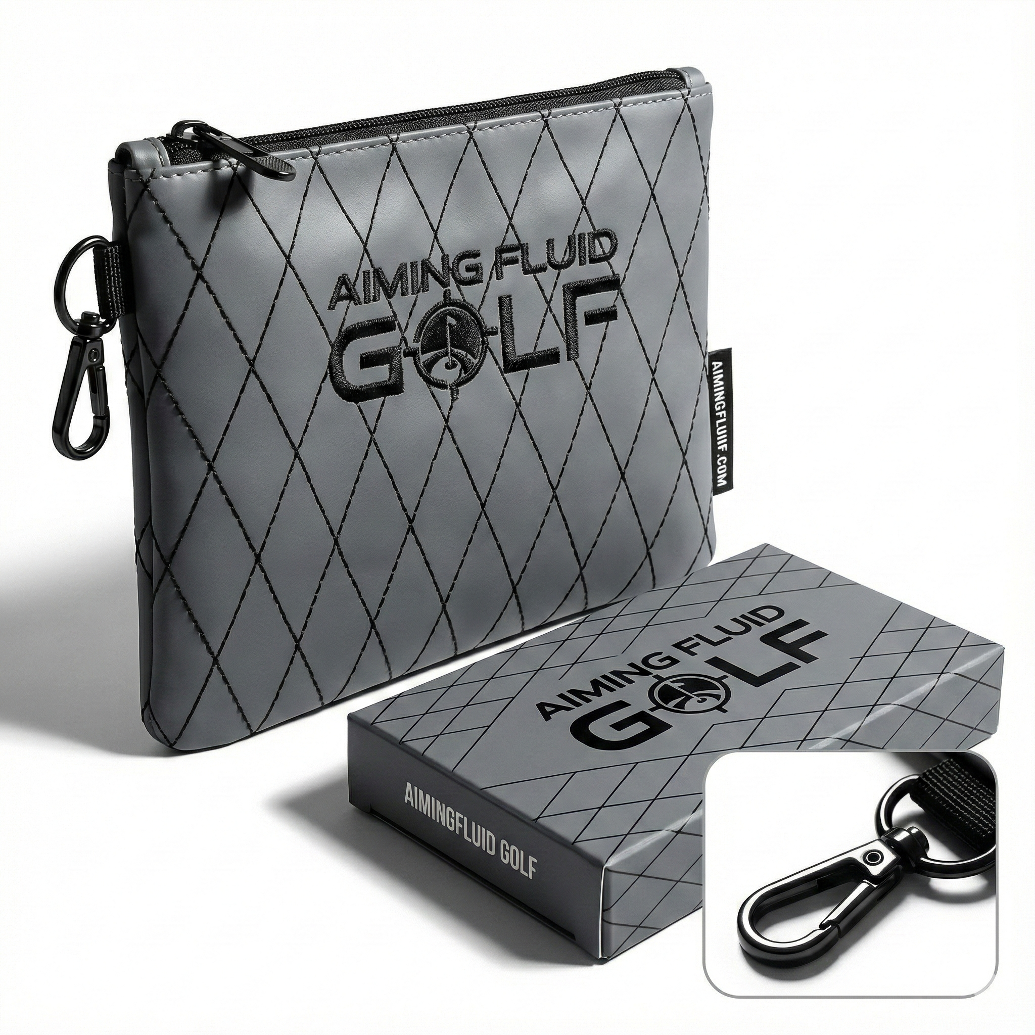 Leather Golf Utility Pouch | Aiming Fluid Golf