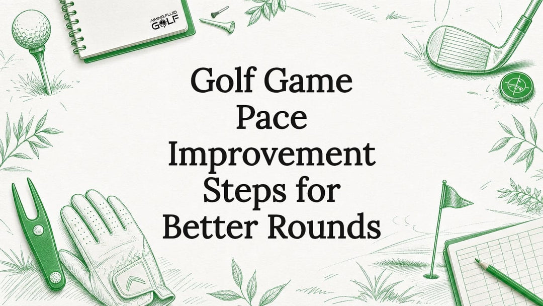 Decorative golf themed title card