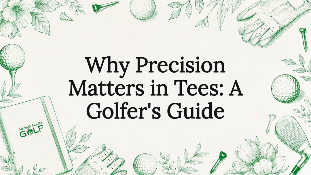 Decorative hand-drawn golf title card illustration