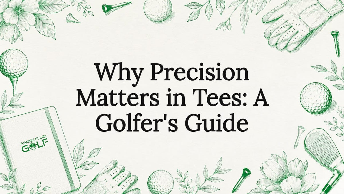 Decorative hand-drawn golf title card illustration