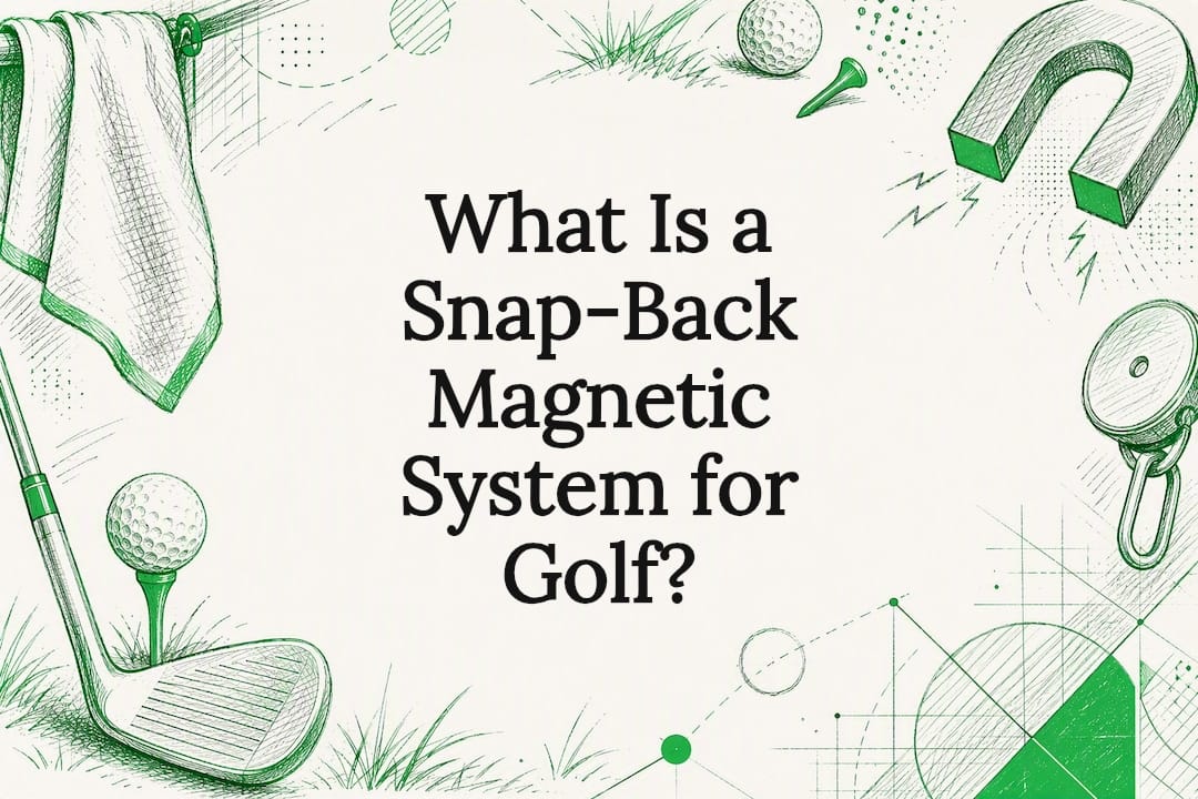 Decorative title card illustration for snap-back magnetic system article