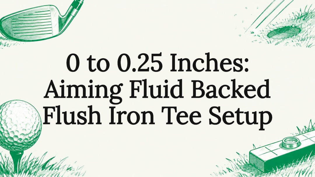 Decorative flush iron tee setup title card