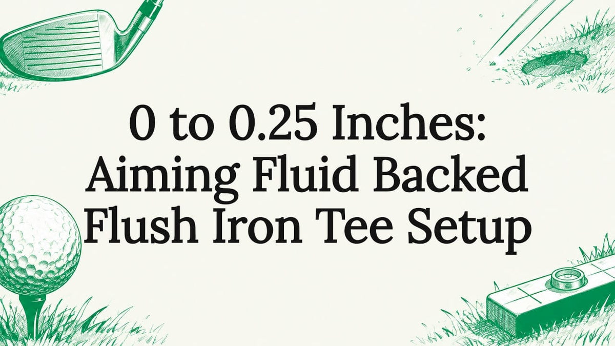 Decorative flush iron tee setup title card