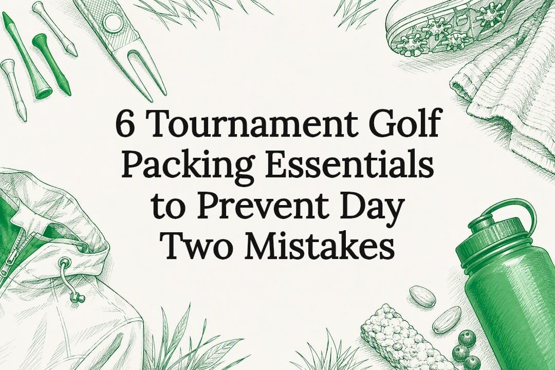Tournament golf packing essentials title card