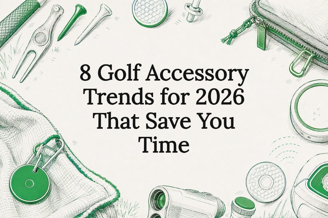 Decorative golf accessory trends title card