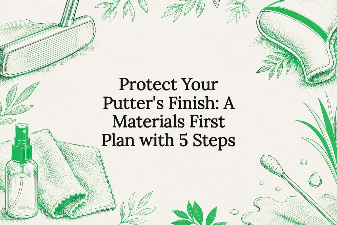 Putter finish protection title card