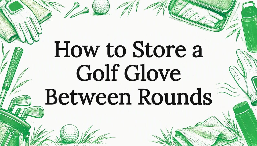 Hand-drawn golf glove title card