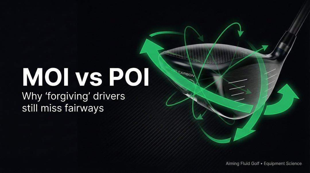 MOI vs POI in Golf Drivers: Why “Forgiving” Still Misses Fairways (OPTM Explained)