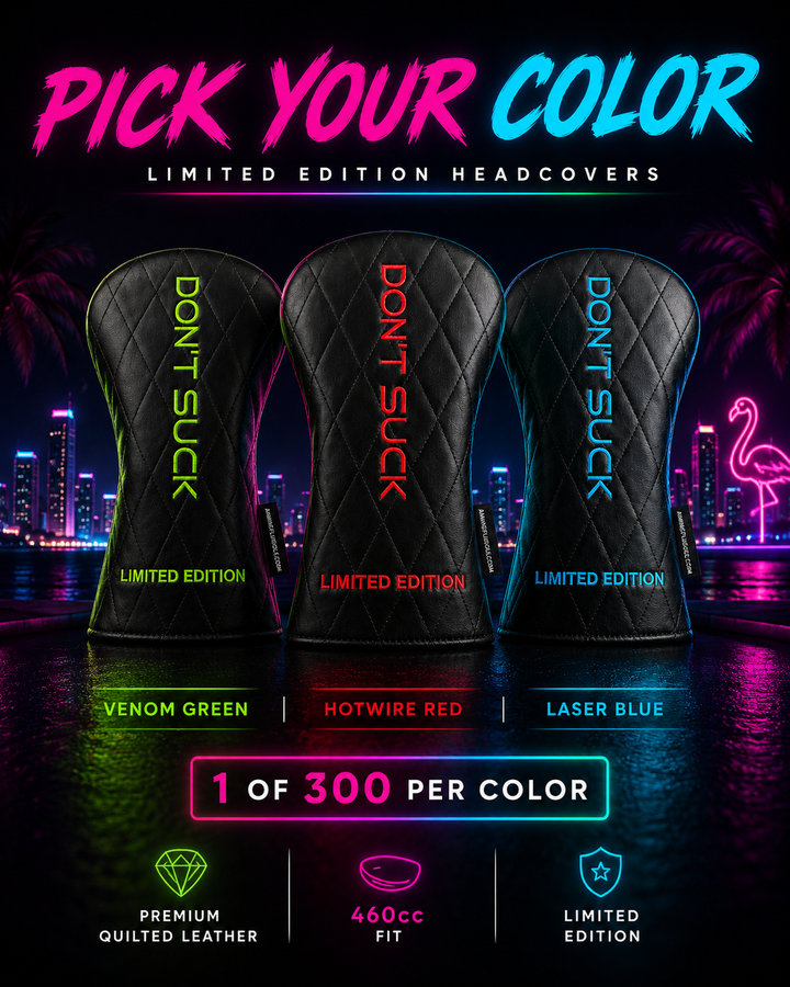 After Dark Limited Edition Driver Headcover Bundle — 3 Color Set