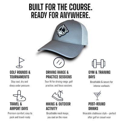 Premium Golf Gym Boat Hiking Tennis Bike Hat TourDry Sweat System Odor-Resistant Sweatband Moisture-Wicking Liner One Size