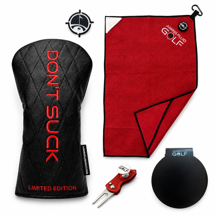 5-in-1 Bundle - Aiming Fluid Golf - Hotwire Red Round Kit