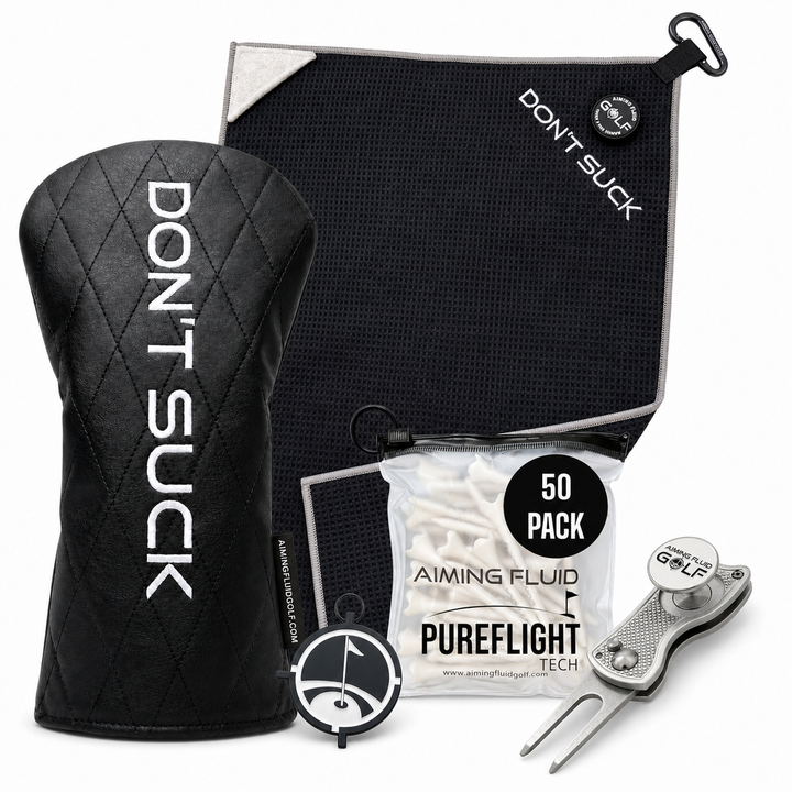 Aiming Fluid Golf Don’t Suck 5-in-1 Essentials Bundle
