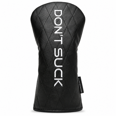 Don’t Suck™ Driver Headcover — Premium Black Diamond Quilted Fit (460cc)
