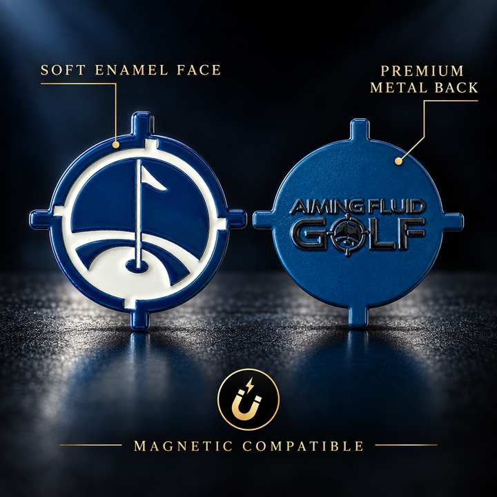 Premium Magnetic Metal Golf Ball Marker