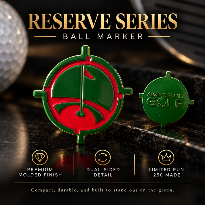 Premium Magnetic Metal Golf Ball Marker