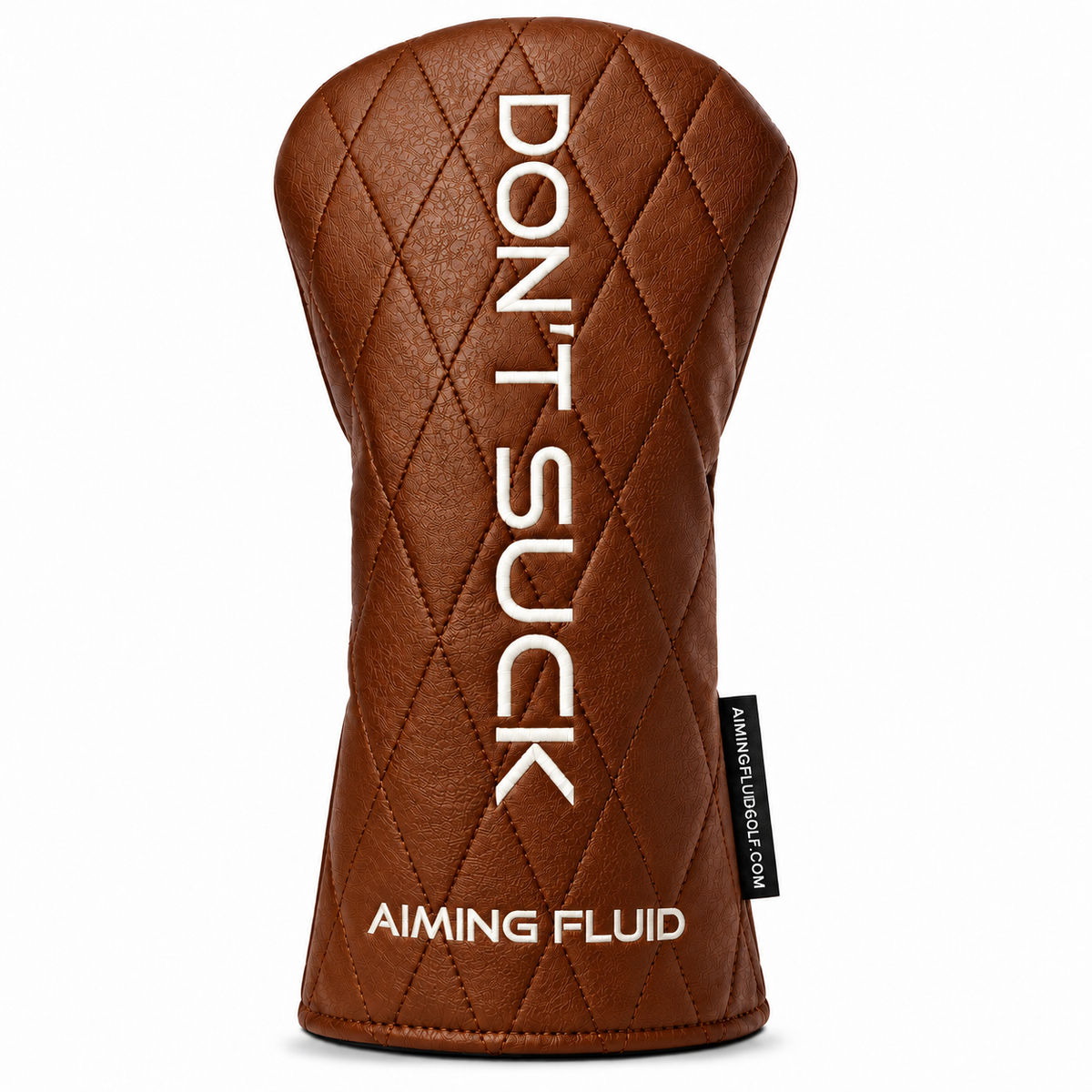 DON'T SUCK™ Reserve — Old Fashioned Driver Headcover (Cognac, 460cc)