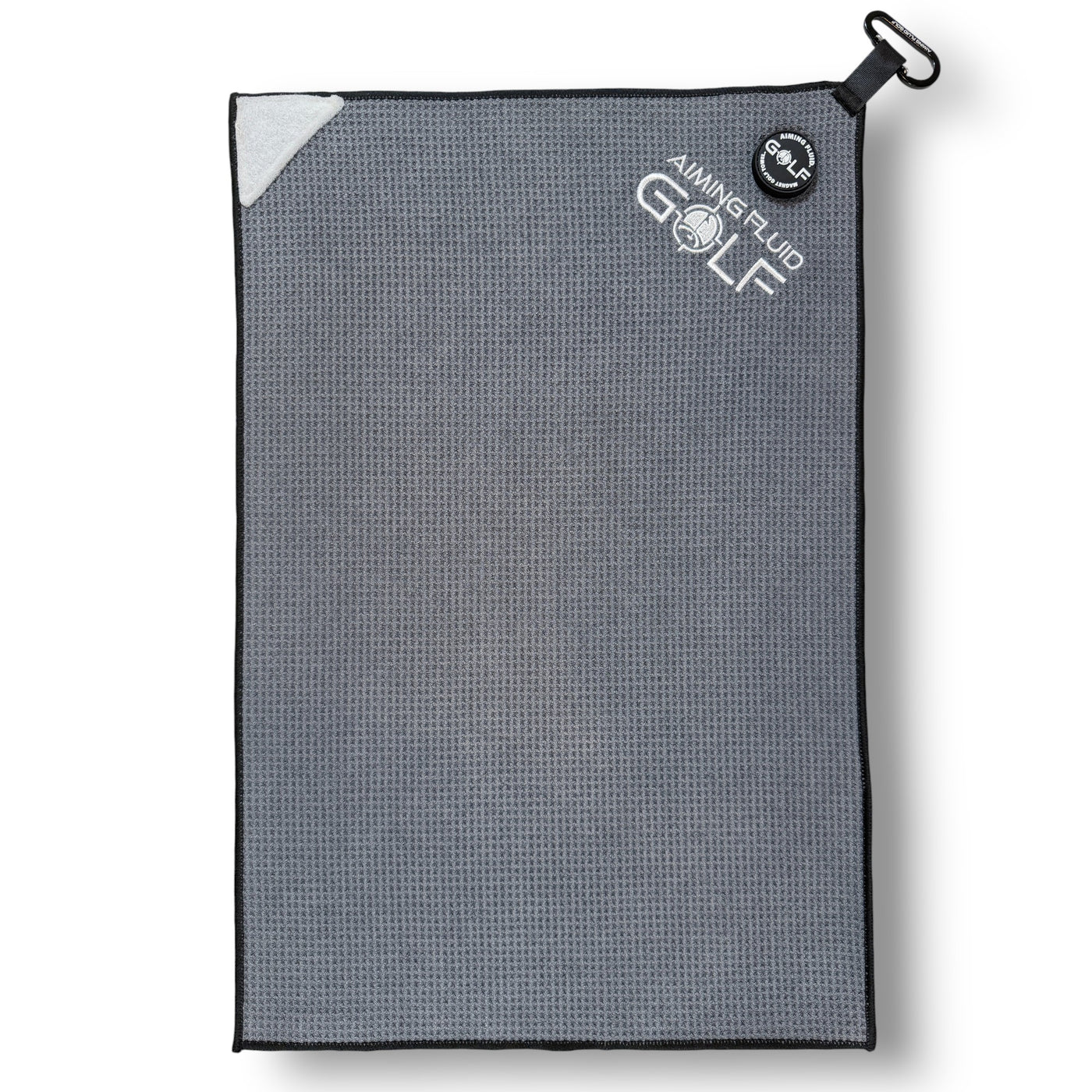 Multi-Function Magnetic Golf Towel with Wash Pocket, Magna-Anchor Technology, Waffle Pattern, Ball Scrubber – Perfect Golf Gift for Men & Women (16" x 24" Stubby)