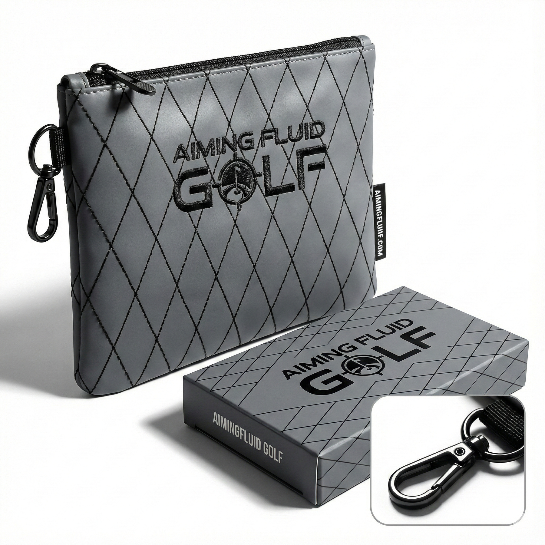 Leather Golf Utility Pouch | Aiming Fluid Golf Leather Golf Utility Pouch | Aiming Fluid Golf