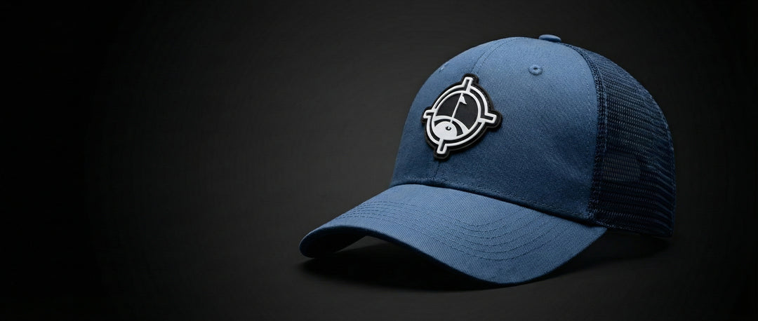 aiming fluid golf tourdry sweat system hat in dark blue