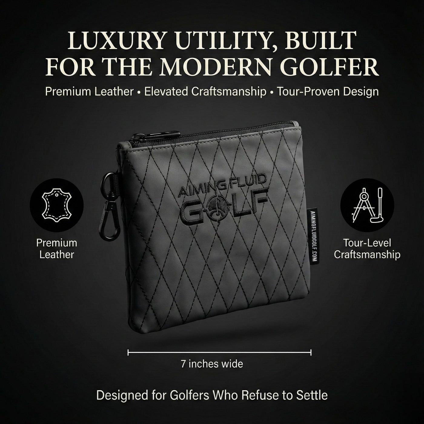Buy Premium Leather Golf Utility Pouch - Luxury Accessory