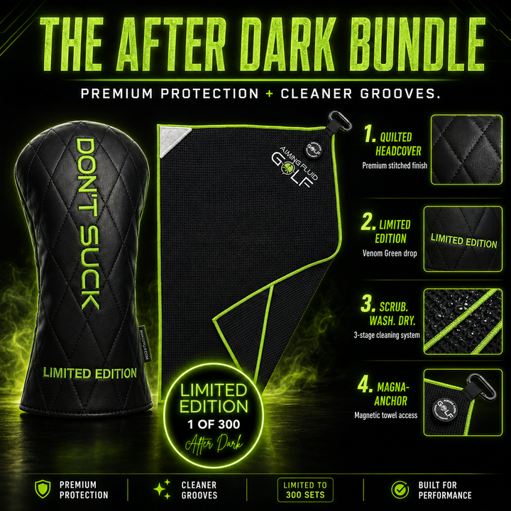 Venom Green After Dark Bundle | Limited Edition Headcover + Magnetic Golf Towel