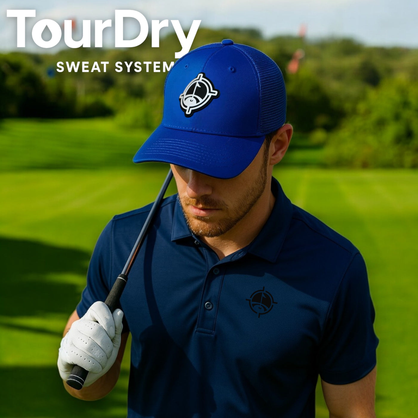 Premium Golf Gym Boat Hiking Tennis Bike Hat TourDry Sweat System Odor-Resistant Sweatband Moisture-Wicking Liner One Size