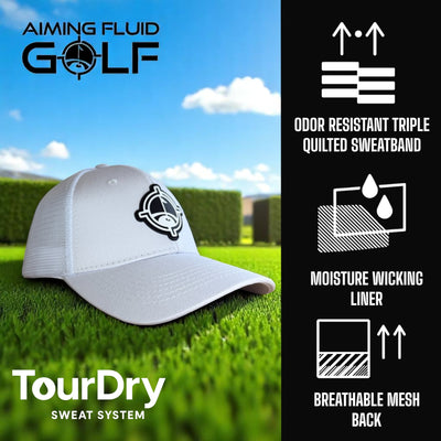 Premium Golf Gym Boat Hiking Tennis Bike Hat TourDry Sweat System Odor-Resistant Sweatband Moisture-Wicking Liner One Size