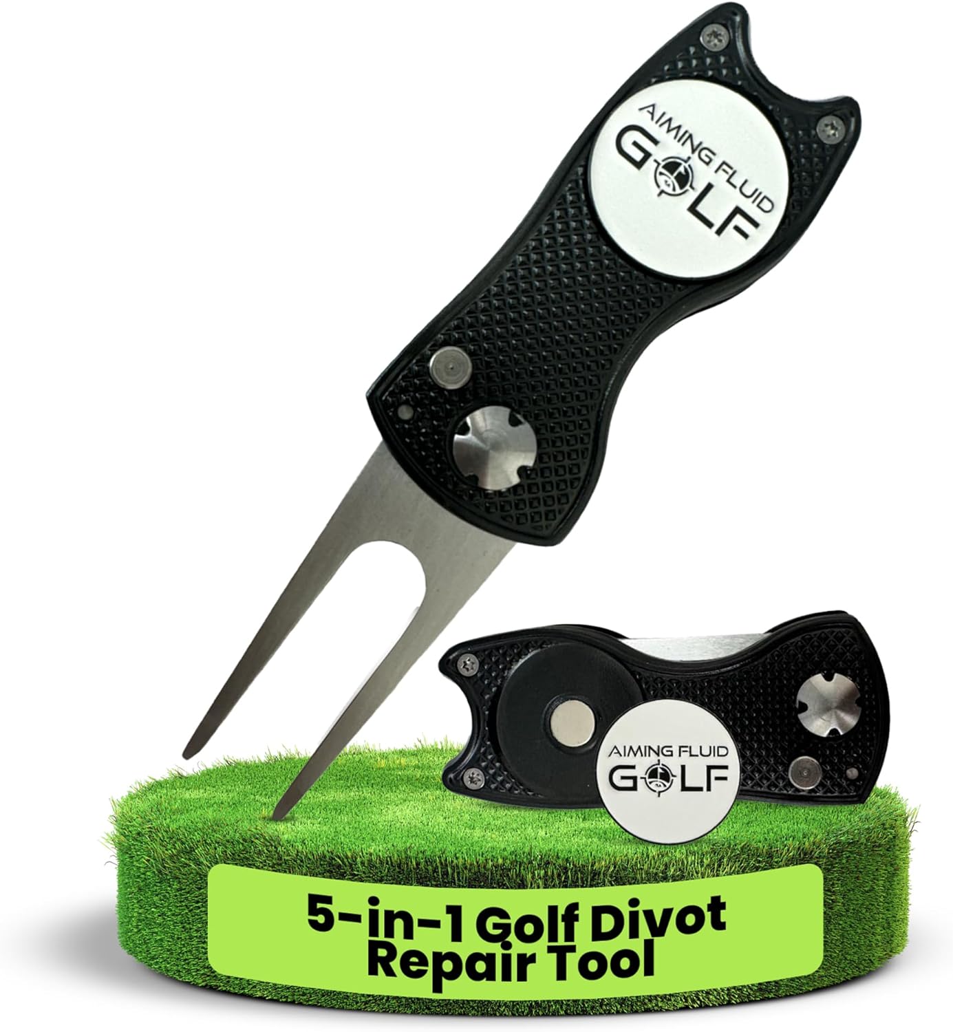 Foldable Metal Divot Tool