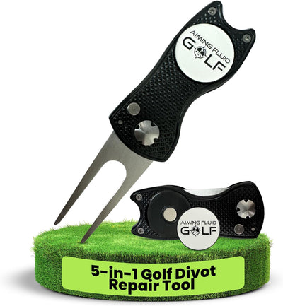 Foldable Metal Divot Tool