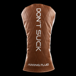 DON'T SUCK™ Reserve — Old Fashioned Driver Headcover (Cognac, 460cc)