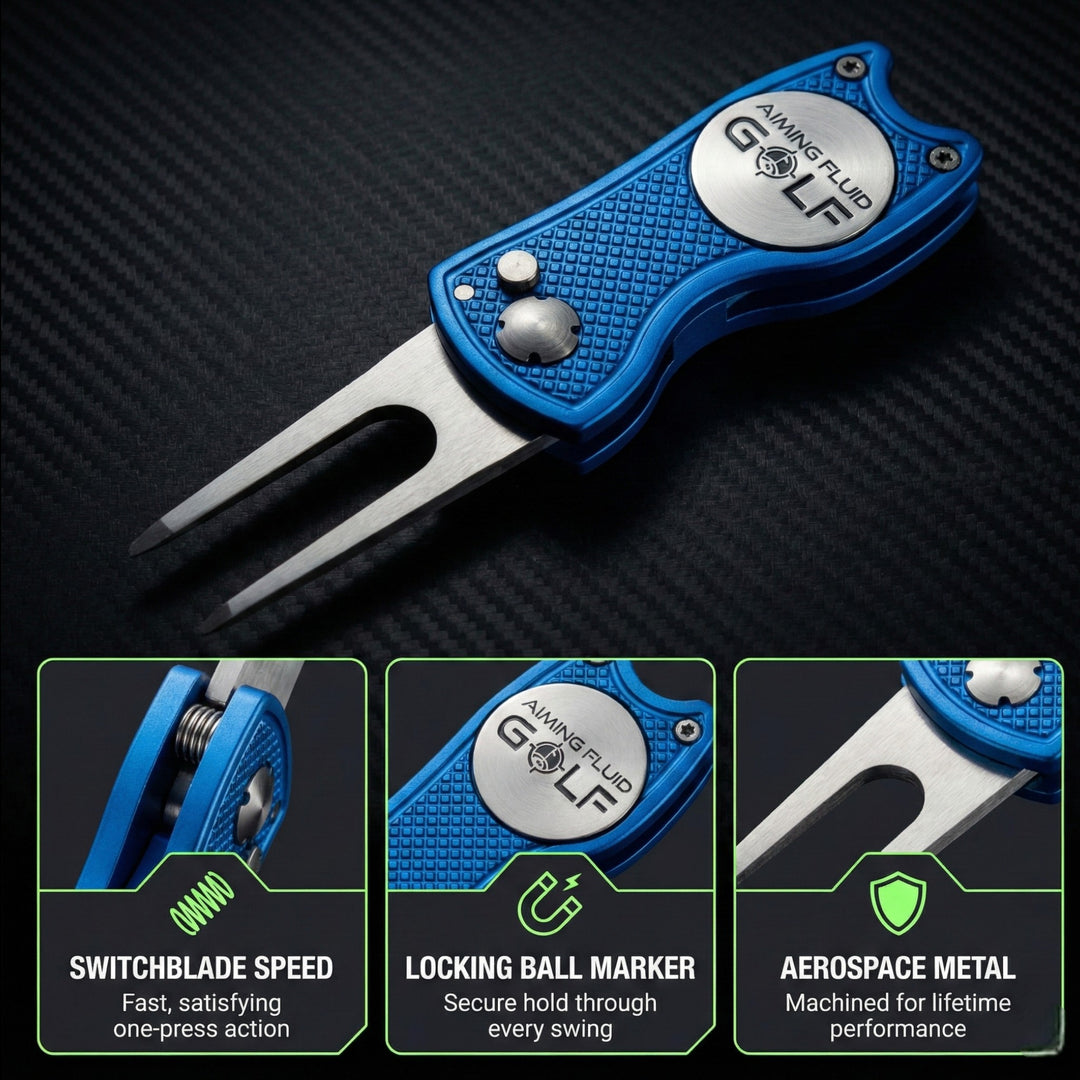 Aiming Fluid Golf Blue Light-Duty 5-in-1 Round Kit