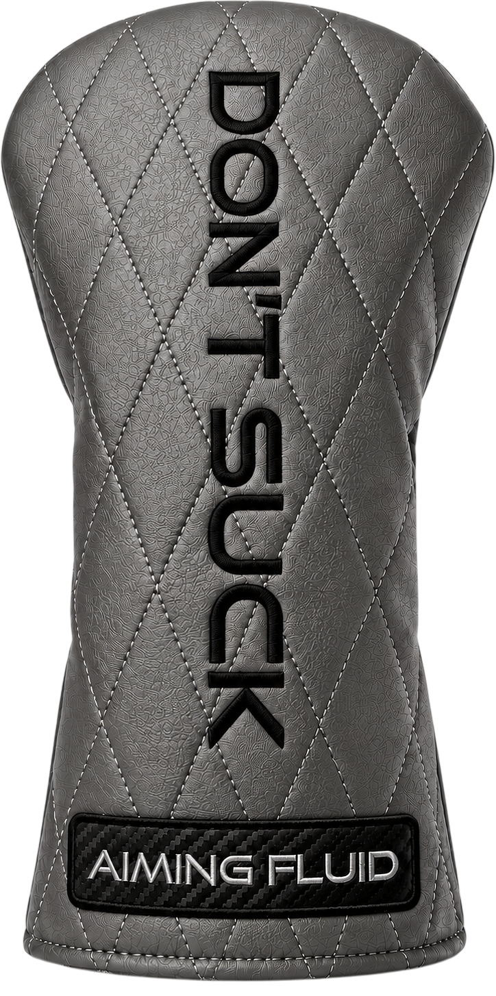 DON'T SUCK™ Reserve — Smoke Driver Headcover (Gunmetal, 460cc)