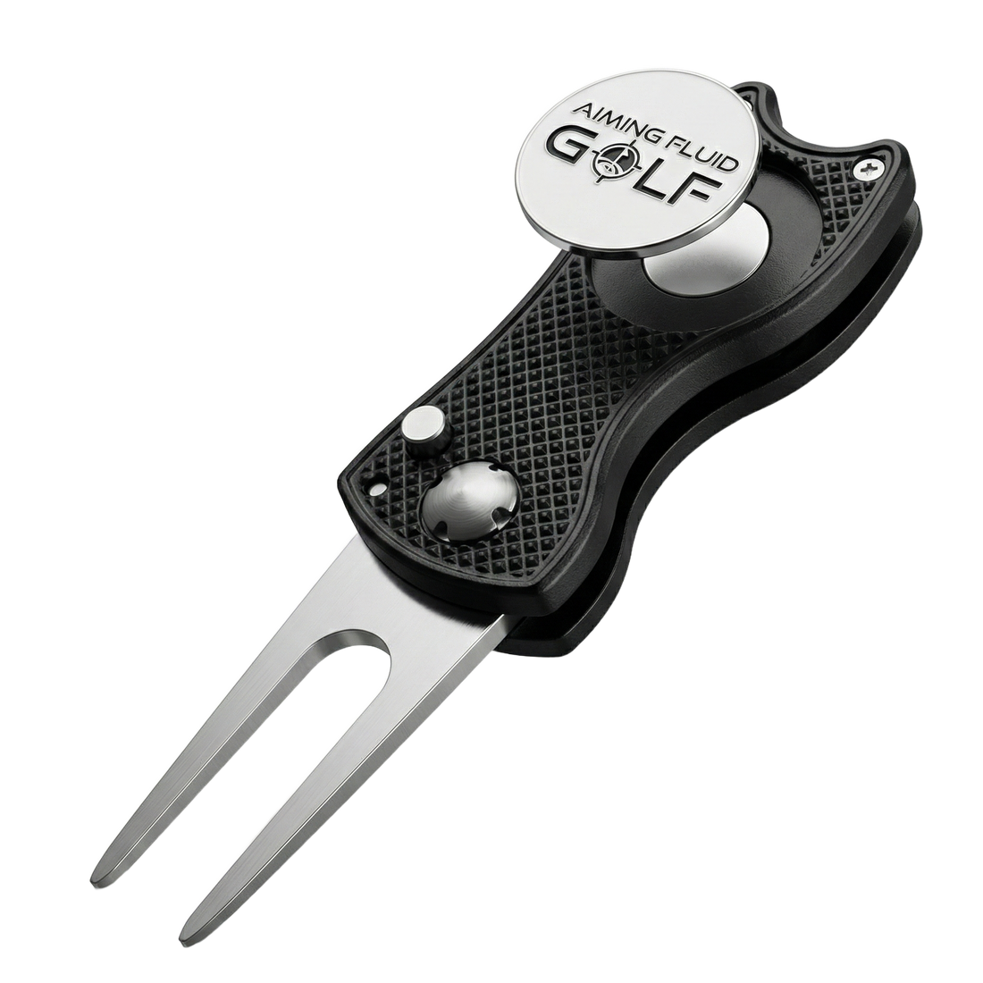 Foldable 5-in-1 Divot Tool with Magnetic Ball Marker