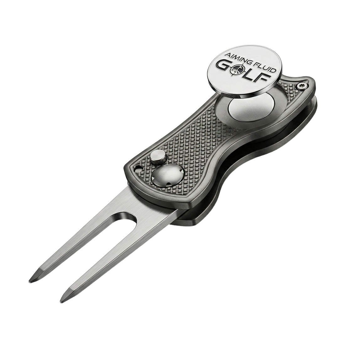 Foldable 5-in-1 Divot Tool with Magnetic Ball Marker