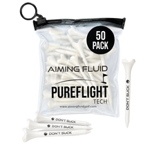 DON'T SUCK PureFlight four-prong golf tees, 50-pack