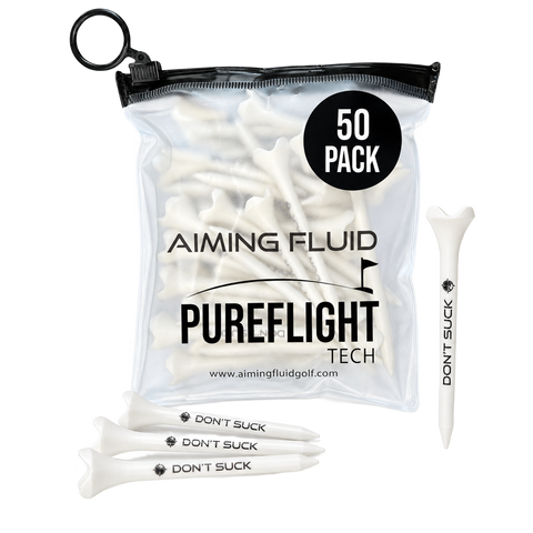 DON'T SUCK PureFlight golf tees, 50-pack