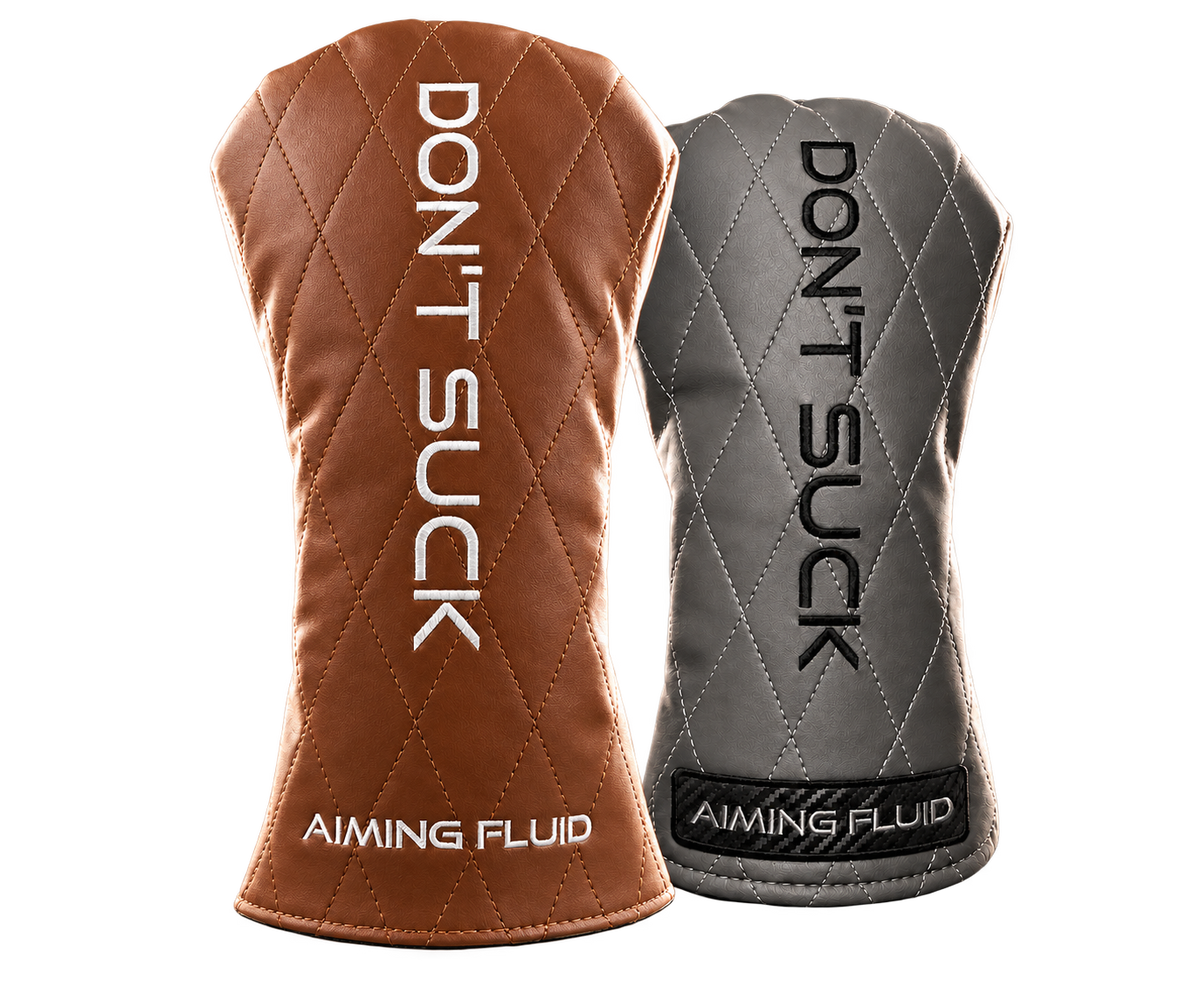 DON'T SUCK Reserve Series Old Fashioned and Smoke driver headcovers side by side