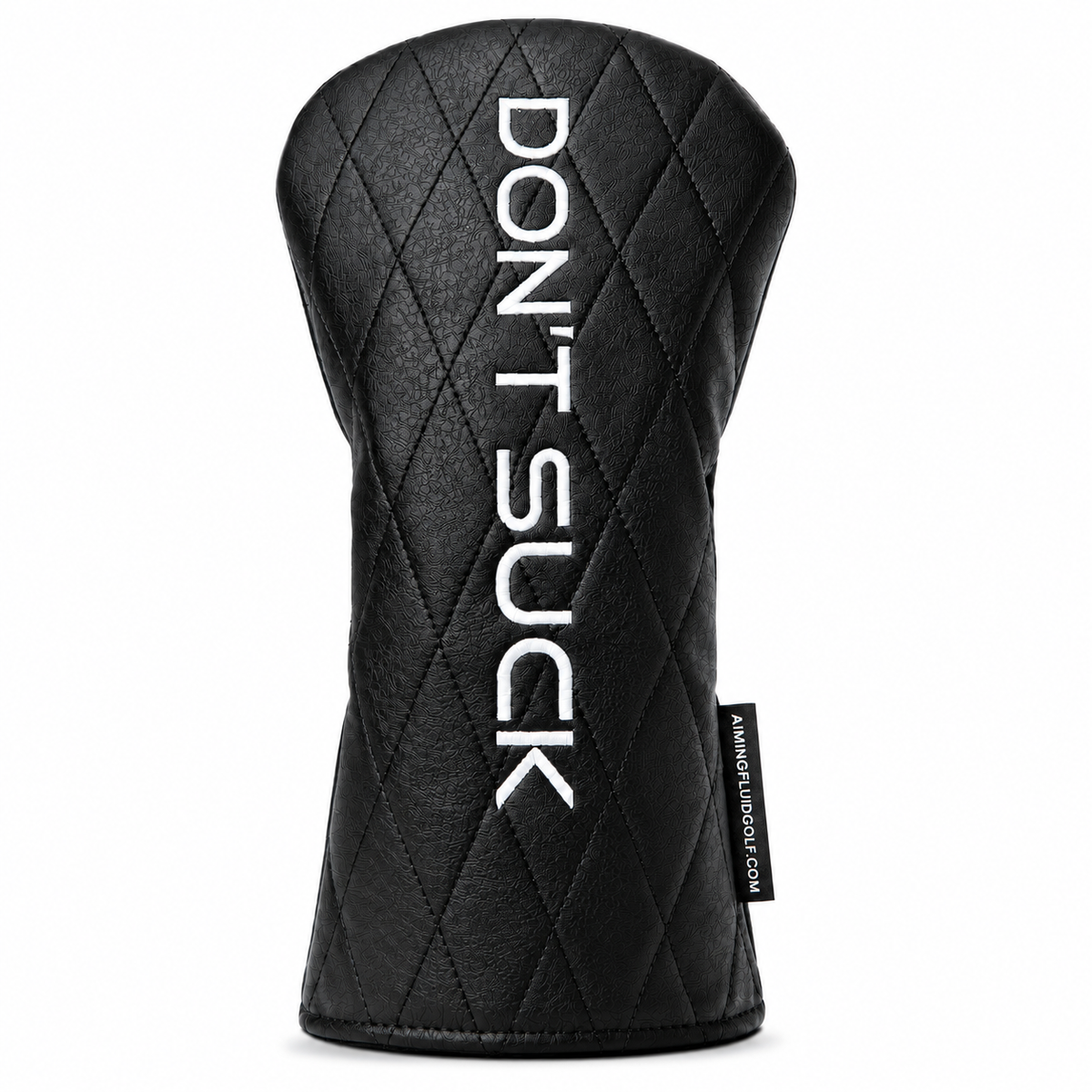 Don’t Suck™ Driver Headcover — Premium Black Diamond Quilted Fit (460cc)