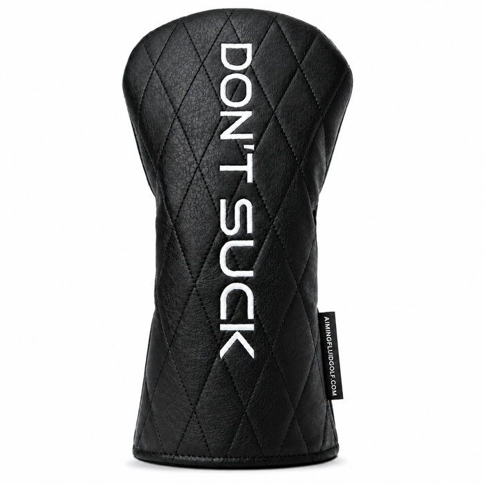 Don’t Suck™ Driver Headcover — Premium Black Diamond Quilted Fit (460cc)