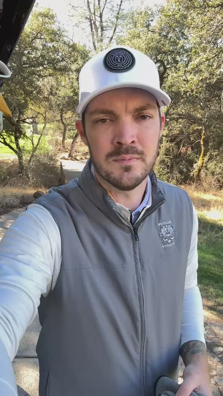 The 40 magnetic golf towel video showing large towel surface and magnetic attachment.