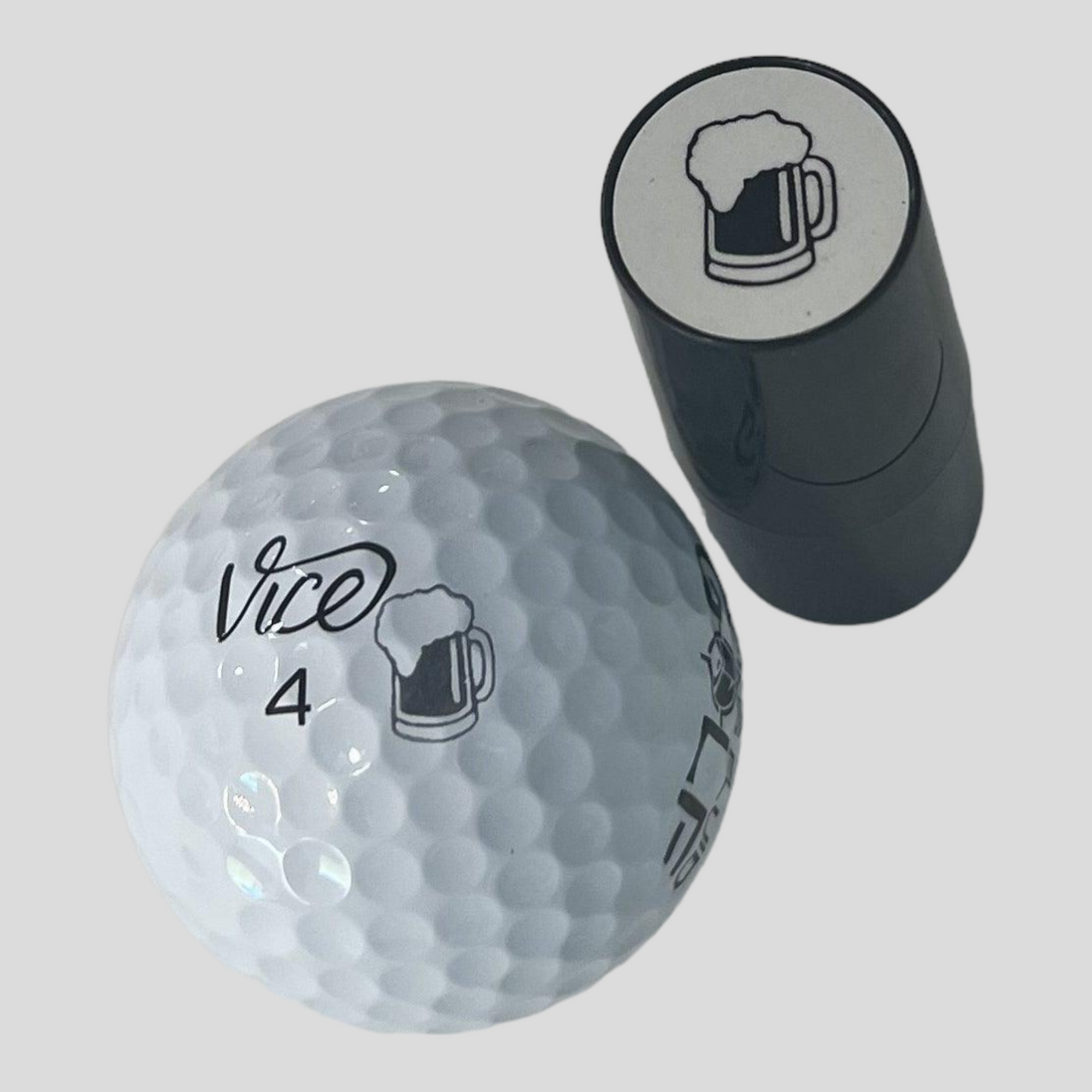 Beer Mug Ball Stamp