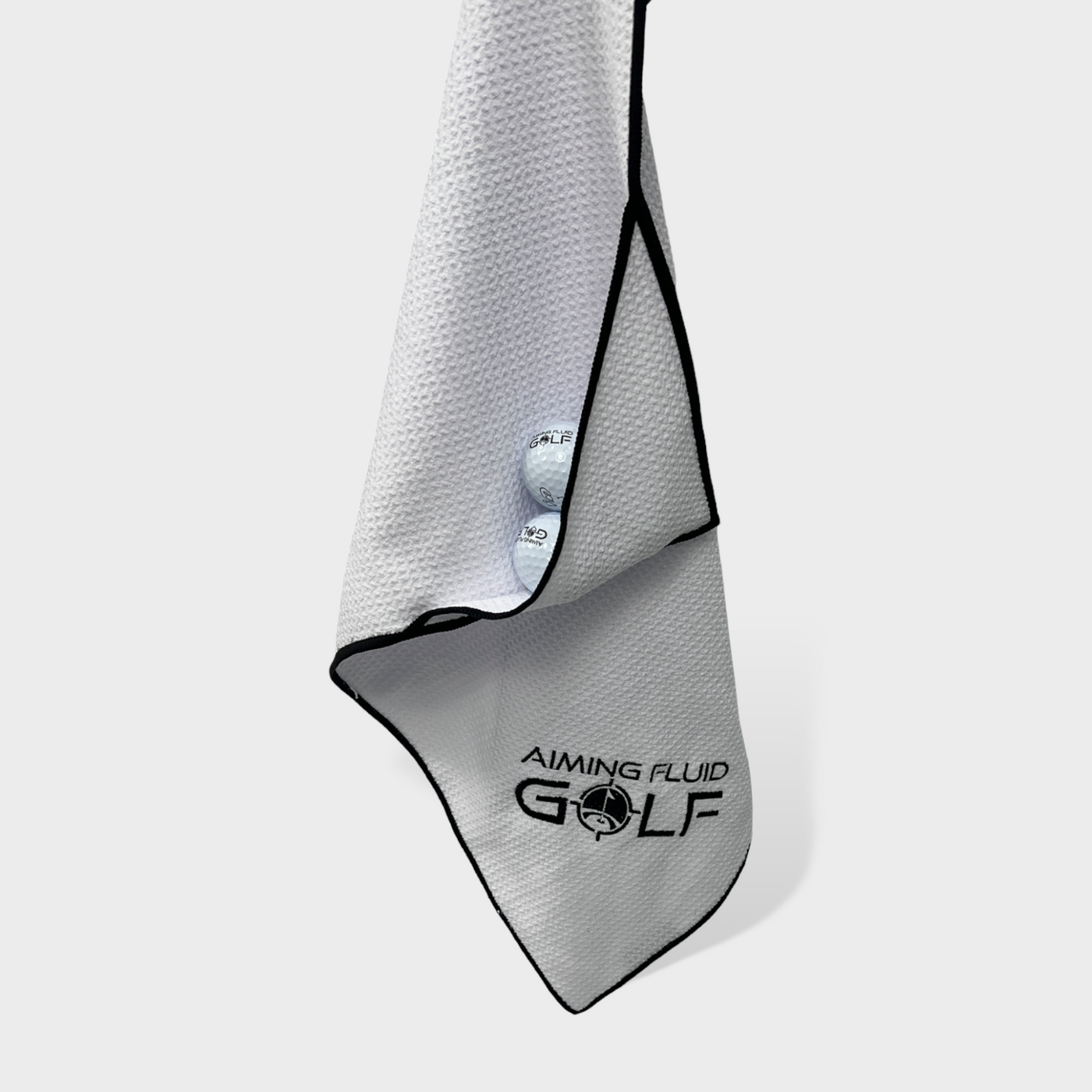 Aiming Fluid Golf (THE BEST TOWEL IN GOLF) Magnetic Towel Tall Boy (Large) in color gray