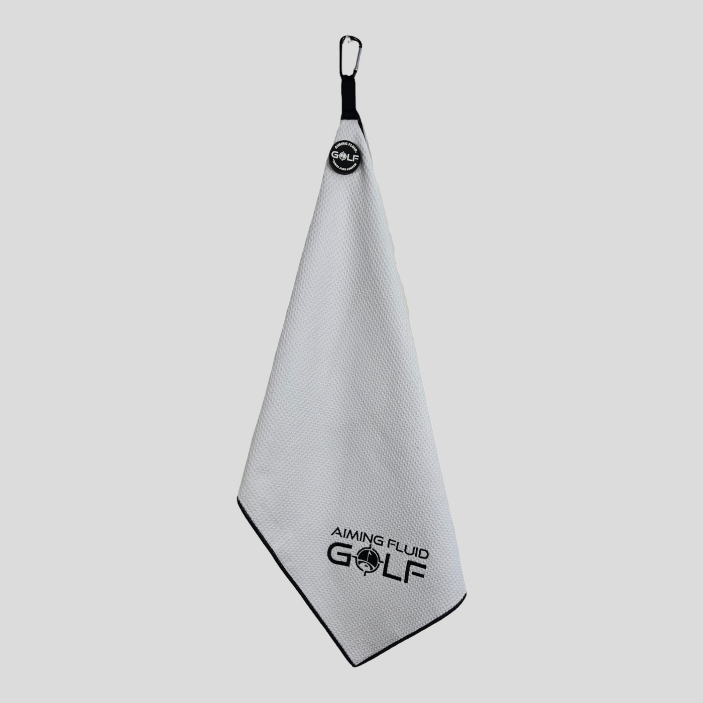 Magnetic Golf Towel Small (Stubby) + Foldable Metal Divot Tool